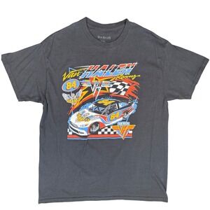 Van Halen Racing 84 T Shirt Graphic Tee Size L Men Short Sleeve